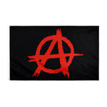 90*150cm anarchy red flag (90 x 150cm) - webtekdev