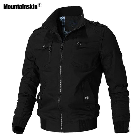 Mountainskin Casual Jacket Men Spring Autumn Army Military Jackets Mens Coats Male Outerwear Windbreaker Brand Clothing SA779 - webtekdev