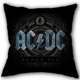 Custom ACDC Band Pillowcase Cotton Linen Fabric Home Textile Square Pillowcase 45X45cm Wedding Decorative No Fade - webtekdev