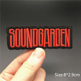 Rock Music Metal Band Patches Iron On For Clothing Punk Embroideried Patch Badges Clothes Stickers DIY Appliques Stripes - webtekdev