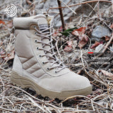 2020 Men Boots Desert Military Tactical Boots Outdoor Waterproof Hiking Shoes Men Sneakers Non-slip Sports Combat Boots - webtekdev