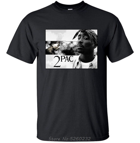 2pac Star Legend Hip Hop Music Unisex Printed Tshirt Mens Womens New Short Sleeve Mens T Shirts Fashion Tees Streetwear - webtekdev