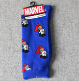 Marvel Comics Hero General Mens Socks cartoon Iron Man Captain America Knee-High Warm Stitching pattern Antiskid Casual Sock - webtekdev