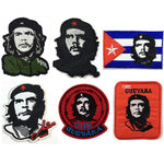 Vintage Embroidered ERNESTO Che Guevara Portrait Patch Cuban Revolution Leader Iron On Applique military Jacket Backpack patches - webtekdev