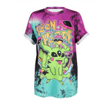 ISTider Harajuku Unicorn Tshirt MAGICAL GIRL Letters Print Rainbow Loose T Shirt Women Summer Tops Girls Hip Hop Shirt Plus Size - webtekdev