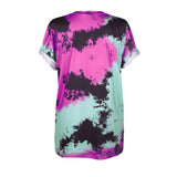 ISTider Funny Mushroom Cloud Earth Print 3D T Shirt Women Purple Smoke Popular Hip Hop Tshirt Young Man Streetwear Loose Tops - webtekdev