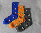 Marvel Comics Hero General Mens Socks cartoon Iron Man Captain America Knee-High Warm Stitching pattern Antiskid Casual Sock - webtekdev