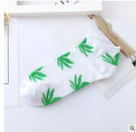 Unisex fashion Harajuku skarpetki weed socks cotton street fashion hip hop socks happy fun calcatenes hip hop men's sock Loss sa - webtekdev