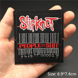 Rock Music Metal Band Patches Iron On For Clothing Punk Embroideried Patch Badges Clothes Stickers DIY Appliques Stripes - webtekdev
