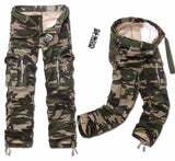 MIXCUBIC brand army tactical pants Multi-pocket washing 100% cotton army green camouflage cargo pants men plus large size 28-40 - webtekdev