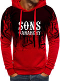 SOA Sons of anarchy the child new Fashion SAMCRO Men Gradient Hoodies Male Casual Sweatshirt Winter Fleece Hip Hop Warm - webtekdev