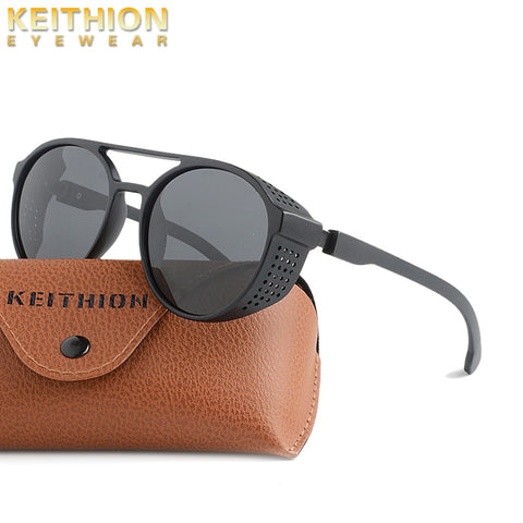 KEITHION Sunglasses Man Brand Designer 2019 Male Plastic Punk Goggles Mens Sunglases Festival Shades UV400 - webtekdev