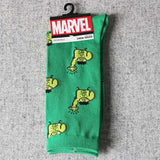 Marvel Comics Hero General Mens Socks cartoon Iron Man Captain America Knee-High Warm Stitching pattern Antiskid Casual Sock - webtekdev