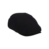 Black Solid Cotton Men Beret Cap Adjustable Hats Men Cowboy Hat Golf Driving Summer Flat Cabbie Newsboy Caps - webtekdev