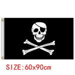 Pirate Flag 60x90cm Calico Flag Skull Flag Polyester Banner Flags And Banners Home Decor Fade Resistant Jolly Roger Flag Decor - webtekdev