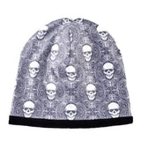 TQMSMY Fashion Skull Pattern Hats For Men Winter Warm Skullies Beanies Women Thick Ski Caps Unisex Hip Hop Punk Cool Bone Gorros - webtekdev