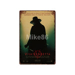 [ Mike86 ] V for vendetta Movie Metal Poster Vintage  Pub Store Retro Classic Painting art Poster Art 20*30 CM LT-1781 - webtekdev