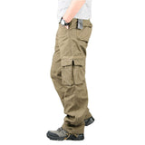 Men's Cargo Pants Casual Multi Pockets Tactical Military Pants Spring Autumn Cotton Army Long Trousers Pantalon Homme - webtekdev
