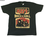 KISS Rock & Roll All Nite Party Everyday Black T-Shirt New Official Band Merch shubuzhi New Arrival Men T Shirt New sbz1155 - webtekdev