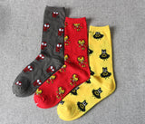 Marvel Comics Hero General Mens Socks cartoon Iron Man Captain America Knee-High Warm Stitching pattern Antiskid Casual Sock - webtekdev